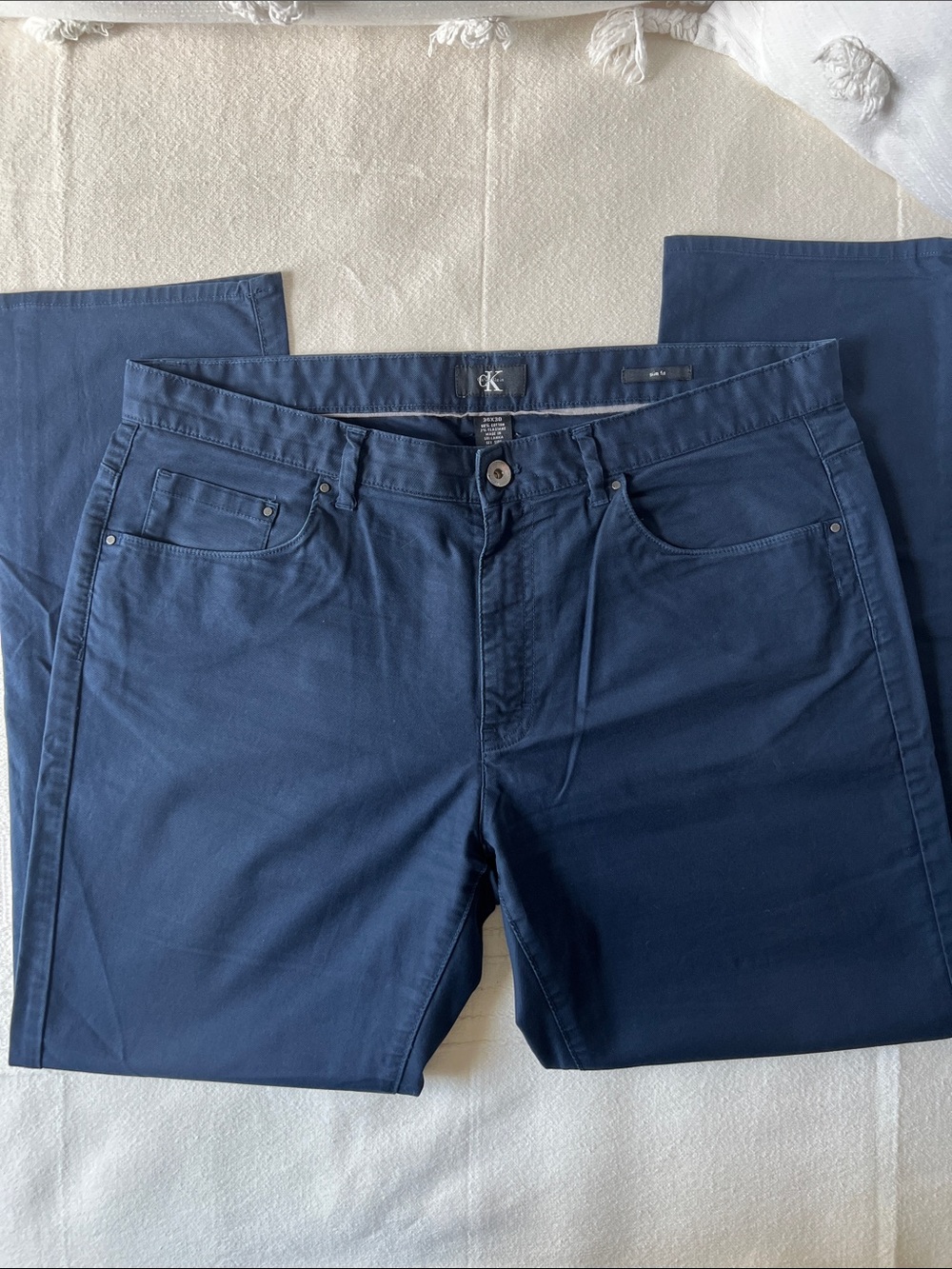Calvin Klein Men’s Midnight Blue Slim Straight Jeans